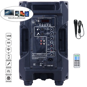 300W âm thanh chuyên nghiệp 8 "woofer di động BT karaoke Bộ Hệ thống loa PA hộp âm thanh hoạt động TWS + Mic + EQ + Echo bocina parlant - Product Image 3