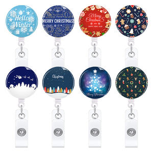 Bobine de porte-Badge d'identité de conception personnalisée, enrouleur de Badge rétractable de noël, enrouleur de Badge en forme de Logo personnalisé Offre Spéciale en ligne - Product Image 1