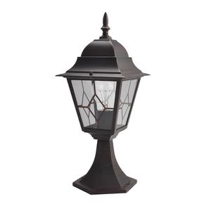 Lampada da parete per esterni in alluminio 1xE27 marrone 44x18,5x18,5cm IP44 - Illuminazione per esterni resistente alle intemperie. - Product Image 1