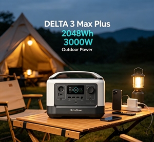 Générateur solaire portable 3000W 2kWh LiFePO4 MPPT avec charge sans fil, lampe torche et alimentation de secours pour la maison, le camping et la voiture - Product Image 2