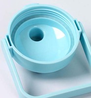 Bouteilles d'eau de sport JM Custom de 2 litres, 64 oz, portables, colorées, en plastique transparent, réutilisables, avec paille et couvercle