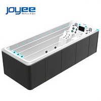 JOYEE Spa de nage extérieur 4,3 m, nouvelle conception, bain à remous hydrothérapeutique haut de gamme avec système Balboa, certifié CE par l'usine OEM
