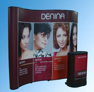 Stand publicitaire pop-up miniature 2x2, stand d'<span class=keywords><strong>exposition</strong></span> portable - Product Image 3