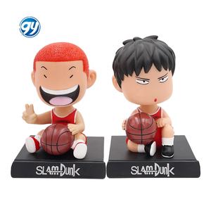 Adornos de coche GY Anime Q Slam-Dunk Master Sakuragi Hanamichi Rukawa <span class=keywords><strong>Kaede</strong></span> muñeca con cabeza móvil accesorios de producto Interior de coche - Product Image 3