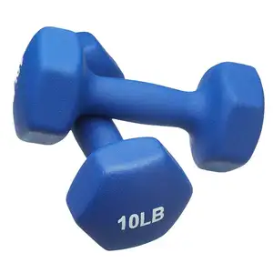 Dumbbell berjalan Neoprene 5kg berat bebas pabrikan