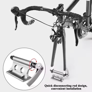 Clip <span class=keywords><strong>de</strong></span> fixation <span class=keywords><strong>de</strong></span> fourche <span class=keywords><strong>de</strong></span> vélo en alliage d'aluminium durable, <span class=keywords><strong>support</strong></span> <span class=keywords><strong>de</strong></span> <span class=keywords><strong>roue</strong></span> <span class=keywords><strong>avant</strong></span> sécurisé pour voyage et usage quotidien - Product Image 6