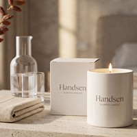 Lampe à huile en verre simple, blanc mat et noir mat, 6oz, 10oz, 14oz, avec logo personnalisé et couvercle en bois pour Noël