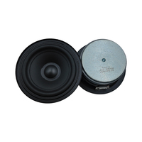 Haut-parleur large bande Hi-Fi étanche IPX7 à aimant externe de 25 mm, 4 ohms, 25 W, avec bord en caoutchouc rond de 4 pouces pour enceinte Bluetooth