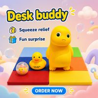 Mainan Squishy Fidget Naga Susu Kartun Slow Rising Unisex PU untuk Menghilangkan Stres, Cocok untuk Anak Usia 14 Tahun ke Atas dan Dewasa