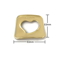 Vente en gros d'usine de clips de chaussures à boucle dorée pour chaussures en cuir pour femmes accessoires de chaussures
