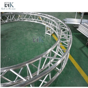 Customized Aluminum Portable Modular Truss System for Stage <b>Lighting</b> Circle-Shape Event Stage <b>DJ</b> Booth - Product Image 5