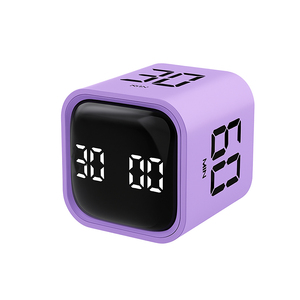 Temporizador de cubo Pomodoro F4 con sensor de gravedad, pantalla grande LED, capacidad de batería de 500mAh, temporizador de tapa de gravedad Manual - Product Image 1