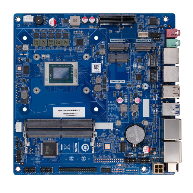 Maxtang Mini ITX Motherboard AMD 8845HS AI Zen4 architecture 8C 16T Motherboard Dual Channel SO-DIMM DDR5 4K display Motherboard