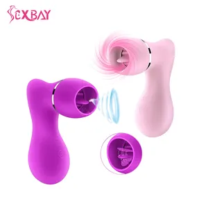 Sexbay Licking Vibrator Clit Sucker Clitoris Stimulator Masturbator Nipple Licking Tongue Oral Toys For Adults Sex Toys for Woma