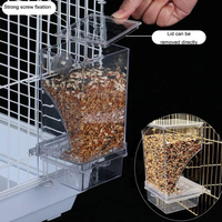 Mangeoires en plastique suspendues automatiques de haute qualité pour pigeons perroquets oiseaux d'amour pour animaux de compagnie