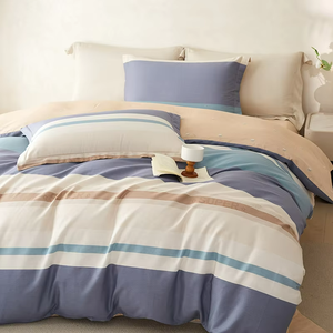 Juego de Funda de Edredón de Algodón 100% Transpirable y Resistente a las Arrugas de Alenhome, con Estampado Botánico <span class=keywords><strong>Fresco</strong></span>, para Parejas - Product Image 4