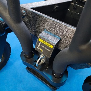 Traîneau de fitness à résistance magnétique pour l'entraînement Hyrox - Chariot réglable pour poussée et traction, pour la puissance explosive et le conditionnement physique - Product Image 6