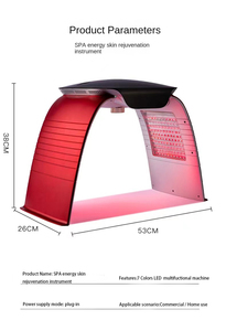Dispositivo portatile <span class=keywords><strong>per</strong></span> trattamenti <span class=keywords><strong>viso</strong></span> e cura della pelle <span class=keywords><strong>per</strong></span> spa e saloni, realizzato in ABS, con spina tipo US - Product Image 2