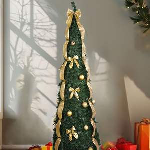 عيد الميلاد مربوطة بإضاءة ليد قابلة للطي متر شكل فراشة على شكل شجرة عيد الميلاد مع أضواء منبثقة لجميع عيد الميلاد وعيد الفصح - Product Image 4