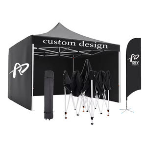 आउटडोर 3*3 मीटर वाणिज्यिक चंदवा और गज़ेबो और परगोलिया बड़ी तम्बू प्रदर्शनी 420 डी पूर्ण दीवारों के साथ - Product Image 1