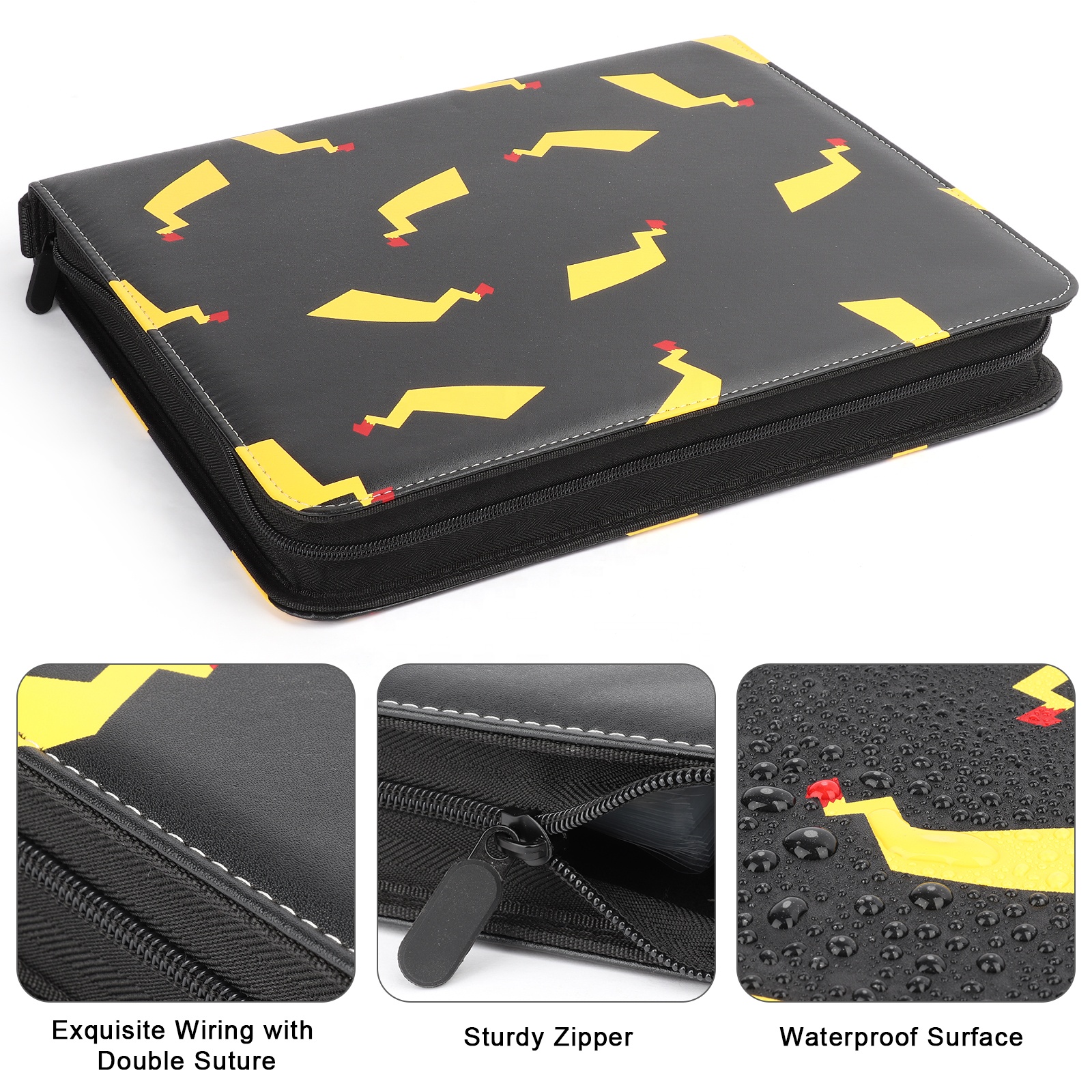 9-Карманные Карты Покемон связующего держателя карты Книга коллектор альбом совместим с торговые карты