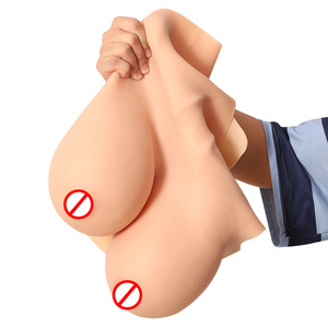 Prothèses mammaires en silicone, grandes tailles, pour Drag Queen, sexy, <span class=keywords><strong>faux</strong></span> gros <span class=keywords><strong>seins</strong></span>, bonnets E F G H, poitrine en silicone, gros <span class=keywords><strong>seins</strong></span>, <span class=keywords><strong>faux</strong></span> <span class=keywords><strong>seins</strong></span> pour femmes travesties - Product Image 4
