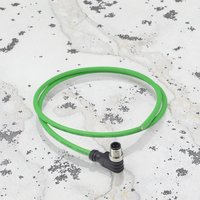 Connecteur RJ45 blindé STP à montage sur panneau avec boîtier en nylon et contacts en cuivre, étanche IP68, prise femelle Ethernet