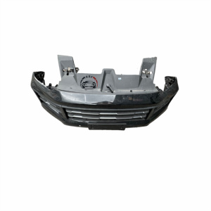Pour <span class=keywords><strong>Cayenne</strong></span> 9Y0 2018-2023 : Ensemble de pare-chocs avant d'occasion, style OEM, peinture noire, grille avec trous pour capteurs, fixation par vis. - Product Image 4