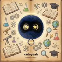 Porte-clés interactif en peluche ChatGPT Ciel Nocturne Noir avec LED à dégradé étoilé, recherche de données en ligne, support ODM, vente en gros en vrac