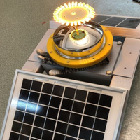 Feu de navigation LED, indicateur pour tour de télécommunication, grue, cheminée, balise et bouée océanique, protection contre la foudre, lampe d'avertissement