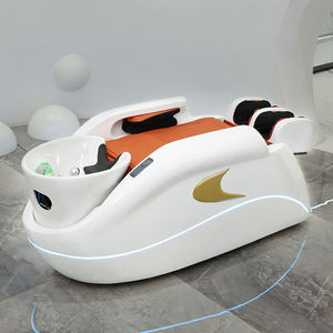 Elettrico per la testa Spa per il lavaggio dei capelli massaggio del letto della stazione di massaggio sedia con vapore SPA per la testa di terapia del massaggio tailandese Shampoo letto - Product Image 3