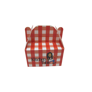 Tùy Chỉnh Dùng Một Lần Màu Đỏ Lưới Sinh Nhật Đảng <span class=keywords><strong>Gable</strong></span> Hộp Đảng Thực Phẩm Hộp Sinh Nhật Đảng Trang Trí Đầu Hồi Hộp Với Xử Lý - Product Image 5