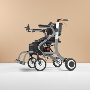 Aide à la marche électrique légère multifonctionnelle pliante pour personnes âgées handicapées disponible Durée de vie de la batterie élevée Vente à chaud - Product Image 1