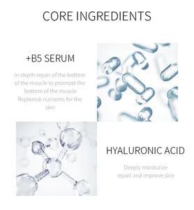 Natuurlijke Biologische Huidverzorging Anti Aging Whitening Hydraterende Pure 2% Hyaluronzuur Serum B5 Serum Voor Gezicht