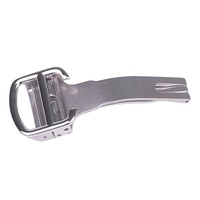 Boucle de montre papillon à déploiement mat en acier inoxydable 12mm 14mm 16mm 18mm Fermoir de montre brossé pour montre Cartier