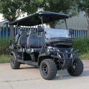 Chariots <span class=keywords><strong>de</strong></span> golf électriques 6 places 60V tout-terrain confortables à vendre - Product Image 3