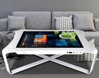 Table Basse Interactive Tactile Intelligente 43 Pouces (Windows/Android) avec Écran Tactile Couleur et Animation Textile pour l'Éveil des Enfants