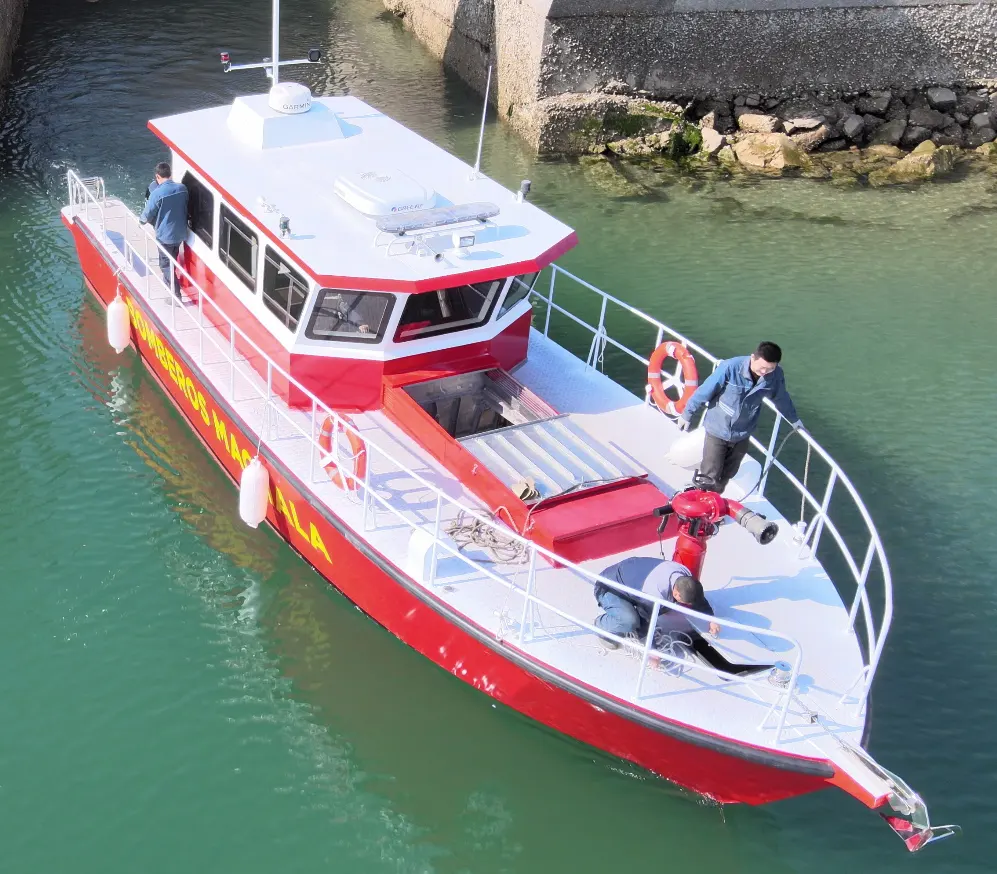 قارب صيني من سبائك الألومنيوم 36 قدمًا، قارب فاخر من مصنع القوارب لصيد السمك بسرعة قارب
