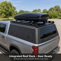 Couverture de benne rigide noire mate pour pick-up, sur mesure, protection de chargement