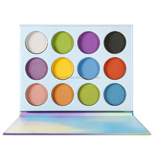 En gros maquillage <span class=keywords><strong>fard</strong></span> à paupières palette <span class=keywords><strong>pastel</strong></span> pigmenté sans marque personnalisé votre propre logo <span class=keywords><strong>fard</strong></span> à paupières - Product Image 5