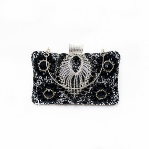 Designer Candy Pattern Luxury Clutch Bag with Chain Strap and Polyester Lining Fashion Evening Party Handbag for Women - Product Image 2