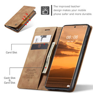 Para Oppo Realme 10 11 <span class=keywords><strong>Realme10</strong></span> Realme11 Pro Plus C55 contraportada Coque CaseMe 013 Retro mate a prueba de golpes Flip Funda de cuero para teléfono - Product Image 3