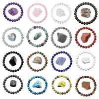 Bracelet en perles de fluorite naturelle de haute qualité de 8MM avec bracelets de mode en pierre de dégringolade de guérison pour femmes hommes
