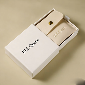 Eco-friendly Luxe Discreet Ring Necklace Boxes Fashion Rectangle Carton Jewelry Packaging Gift Boxes <b>Magnetic</b> Closure Box - Product Image 6