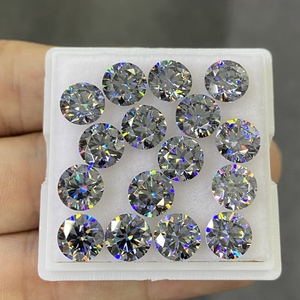 พลอยโมอิสซาไนต์สังเคราะห์ทรงกลมขนาด 4 มม. ถึง 14 มม. สีเทา รูปหัวใจและลูก<span class=keywords><strong>ศร</strong></span> - Product Image 6