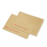 Enveloppes rigides en manille marron avec dos rigide pour cartes C4/C3/C5/C6, à fermeture autocollante, à ne pas plier.