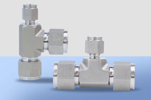 Raccord de compression en acier inoxydable 304, raccord en T pour tube de 1/2 pouce de diamètre extérieur, connecteur de tuyau résistant à la corrosion pour la <span class=keywords><strong>plomberie</strong></span> industrielle - Product Image 5