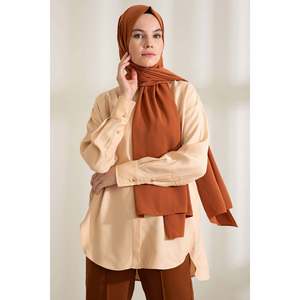 Chal de Seda Medina - Color Bronceado - Product Image 2