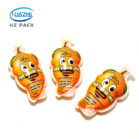 Sachet souple personnalisé en plastique pour liquides, eau, jus de fruits, smoothies et gelées – Forme originale pour boissons