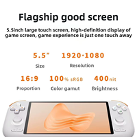 Console de jeu portable Mangmi AIR X, écran tactile IPS Full HD de 5,5 pouces, Android 14, 4+64 Go, 5000 mAh, WiFi, lecteur de jeux rétro portable, cadeau